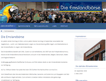 Tablet Screenshot of emslandboerse.de